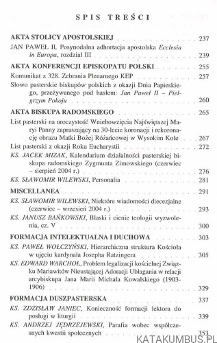 Kronika Diecezji Radomskiej nr 3 (51) 2004