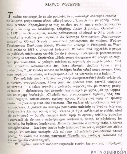 Wędrówki po Flores. STANISŁAW OGRABEK SVD