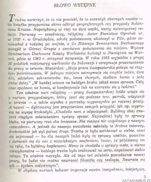Wędrówki po Flores. STANISŁAW OGRABEK SVD