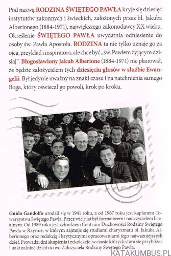Rodzina Świętego Pawła. ks. GUIDO GANDOLFO SSP