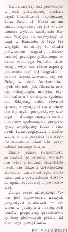 Filozofia i myśl społeczna Jana Pawła II. PRACA ZBIOROWA