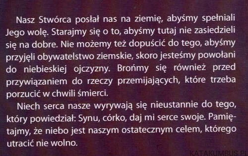 Od Boga wyszliśmy i do Boga wracamy. KS. TEODOR SZARWARK