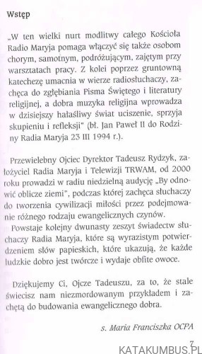 By odnowić oblicze ziemi. s. MARIA FRANCISZKA OCPA