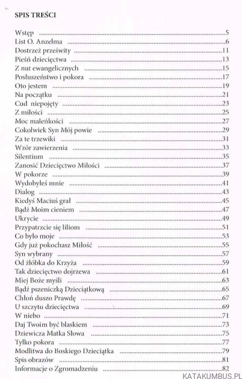 Ewangelia Bożego Dziecięctwa. s. HILARIA SZAŁYGA