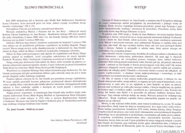 Życie i dzieło św. Jana Grande. RAFAEL TARDIO ALONSO
