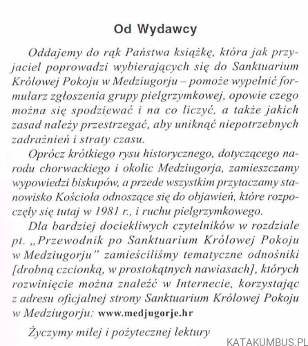 Vademecum pielgrzyma. Ks. STANISŁAW KANIA SCHP