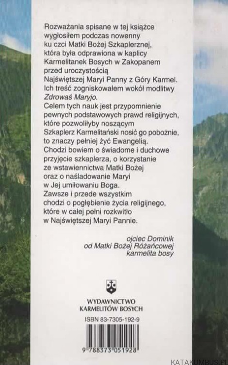 Bądź pozdrowiona Maryjo. DOMINIK WIDER OCD