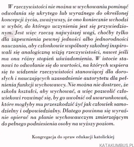 Wychowanie moralne w Szkole Katolickiej. PRACA ZBIOROWA