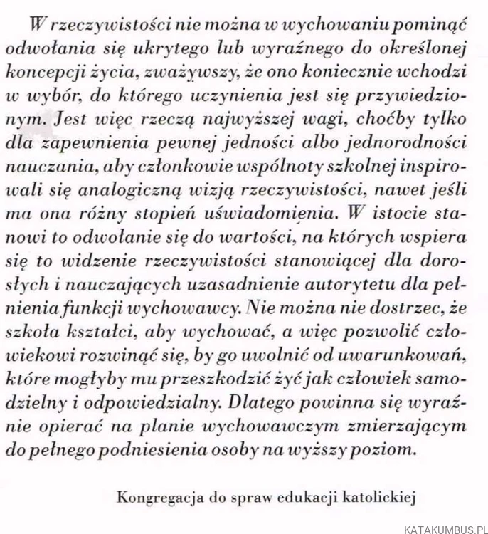 Wychowanie moralne w Szkole Katolickiej. PRACA ZBIOROWA