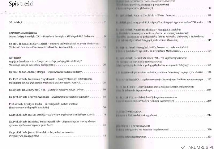 Pedagogika Katolicka nr 1a / 2007. PRACA ZBIOROWA