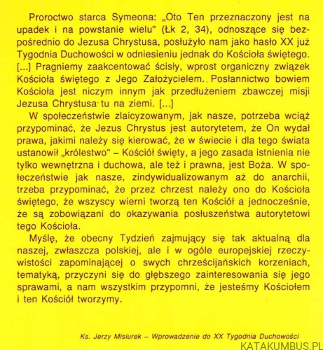 Kościół na upadek i na powstanie wielu. PRACA ZBIOROWA