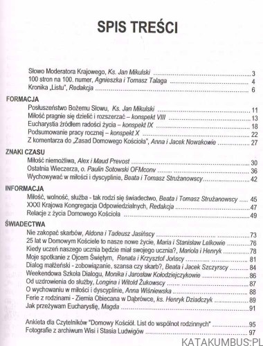 Domowy Kościół nr 100. PRACA ZBIOROWA