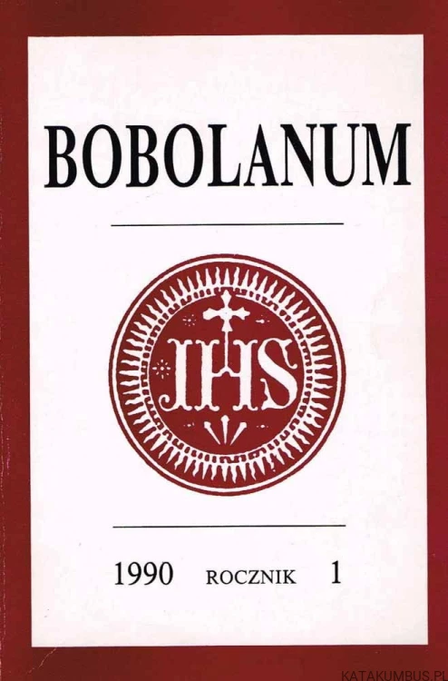 Bobolanum 1990 rocznik 1. PRACA ZBIOROWA