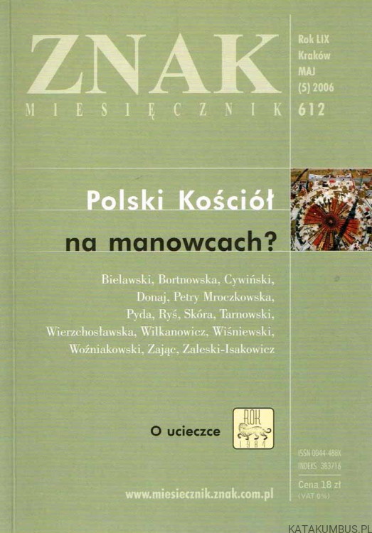 Polski Kościół na manowcach? / ZNAK nr 612. PRACA ZBIOROWA
