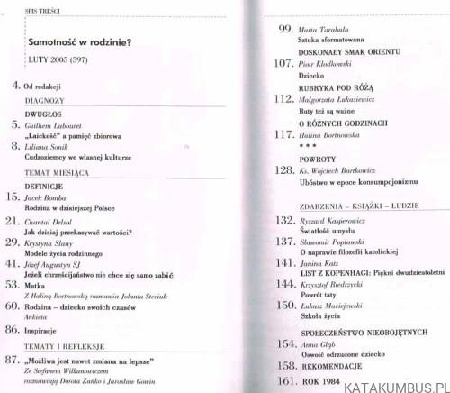 Samotność w rodzinie? / ZNAK nr 597. PRACA ZBIOROWA