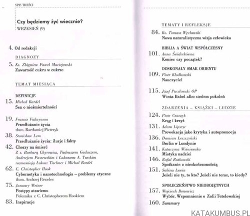Czy będziemy żyć wiecznie? / ZNAK nr 580. PRACA ZBIOROWA