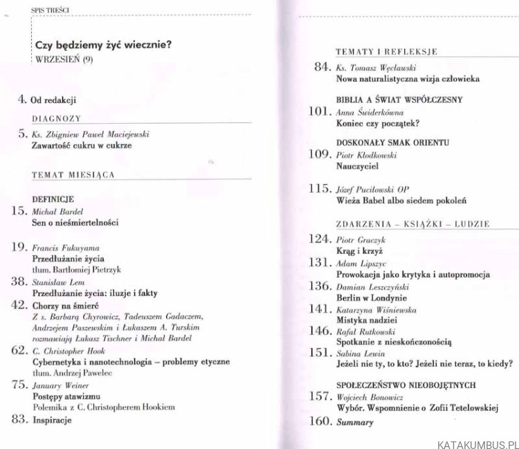 Czy będziemy żyć wiecznie? / ZNAK nr 580. PRACA ZBIOROWA