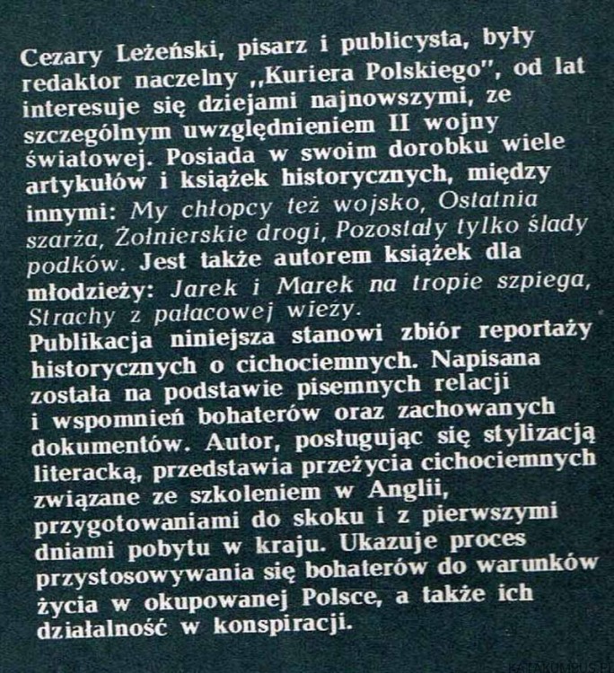 Dajcie Im imię. CEZARY LEŻEŃSKI