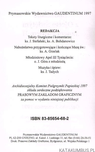 Spotkanie z Ojcem Świętym Janem Pawłem II. PRACA ZBIOROWA