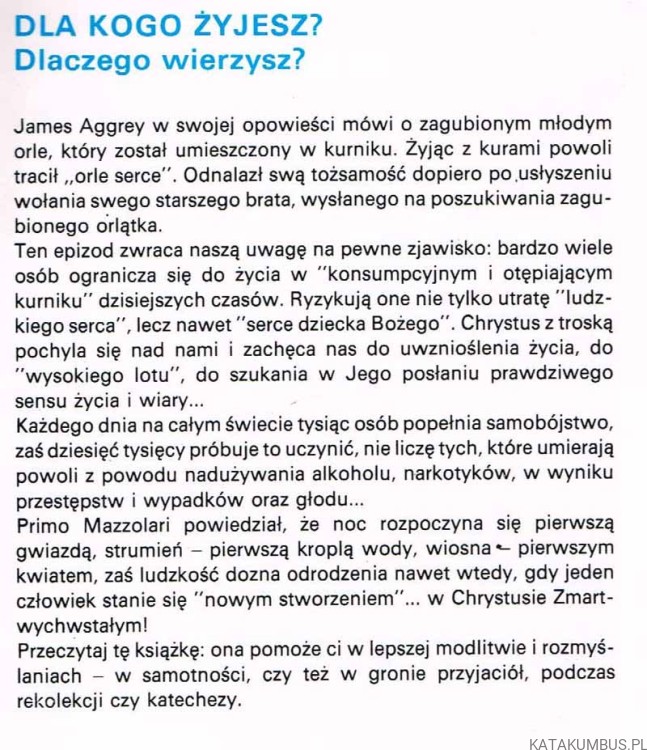 Dla kogo żyjesz? DANILO ZANELLA