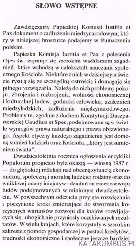 W służbie na rzecz wspólnoty ludzkiej: Etyczne podejście do kwestii zadłużenia międzynarodowego