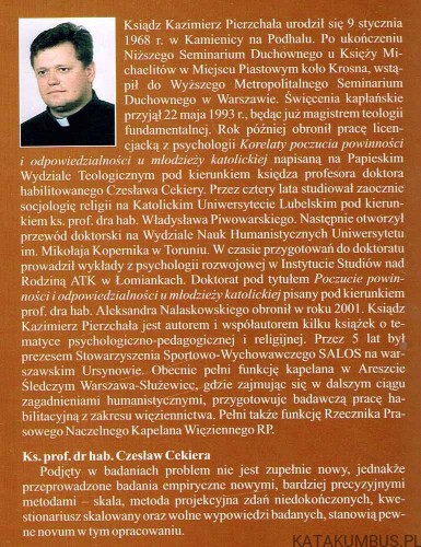 Skazani ale nie potępieni. KAZIMIERZ PIERZCHAŁA