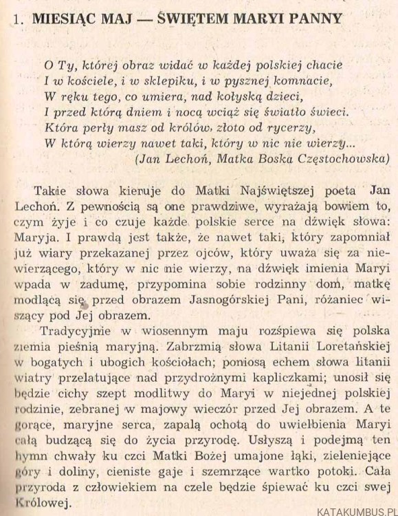Ona jest z nami w każdy czas. Ks. STANISŁAW GÓRSKI