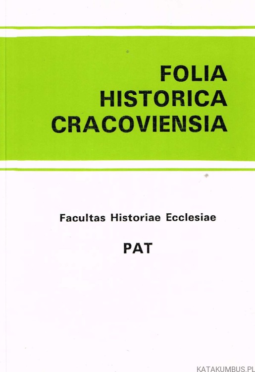 Folia Historica Cracoviensia. PRACA ZBIOROWA