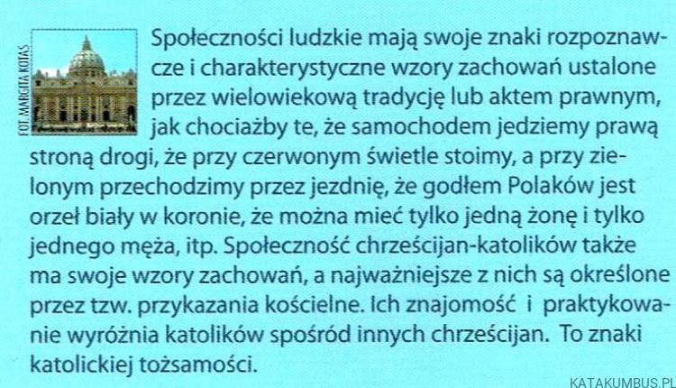 Znaki tożsamości katolika. PRACA ZBIOROWA