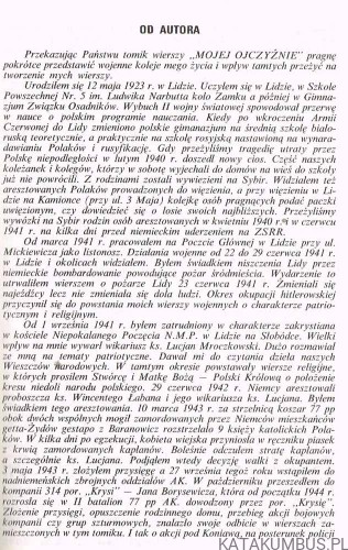 Mojej Ojczyźnie. MIECZYSŁAW "KRAK" PUJDAK