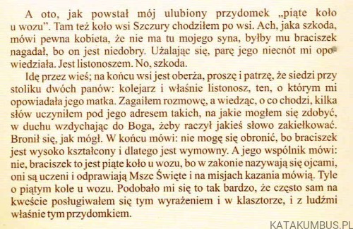Wspomnienia brata Franciszka Użarowskiego. Michał Stolarczyk CP