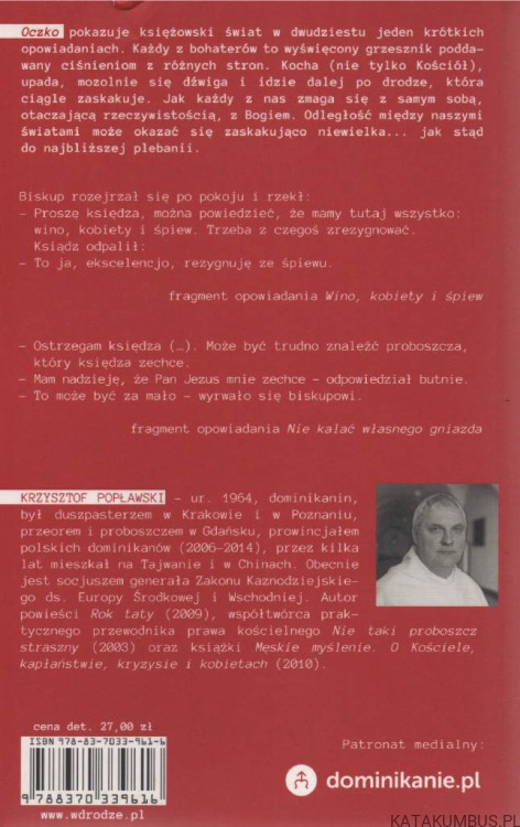 Oczko. Miniatury (anty)klerykalne. KRZYSZTOF POPŁAWSKI OP