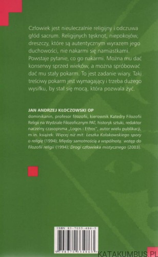Szkoła duchowości. JAN ANDRZEJ KŁOCZOWSKI OP