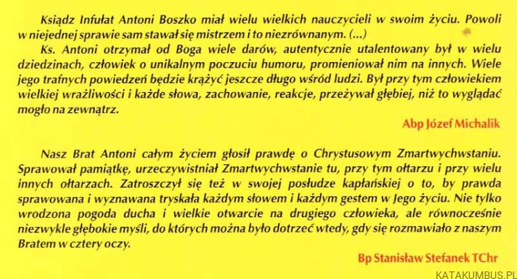 Ks. Antoni Boszko. PRACA ZBIOROWA