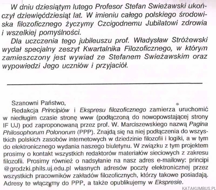 Principia Nr 16. bp prof BOHDAN BEJZE