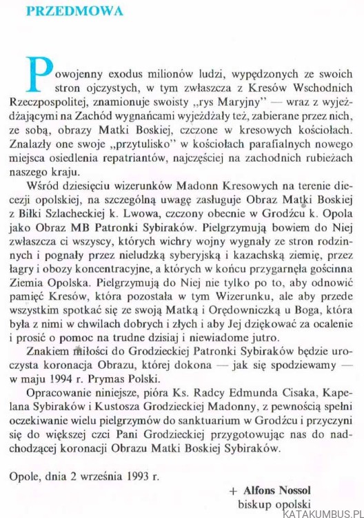 Sanktuarium Maryjne w Grodźcu. Ks. EDMUND CISAK