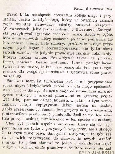 Bez dogmatu. HENRYK SIENKIEWICZ