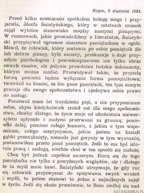 Bez dogmatu. HENRYK SIENKIEWICZ