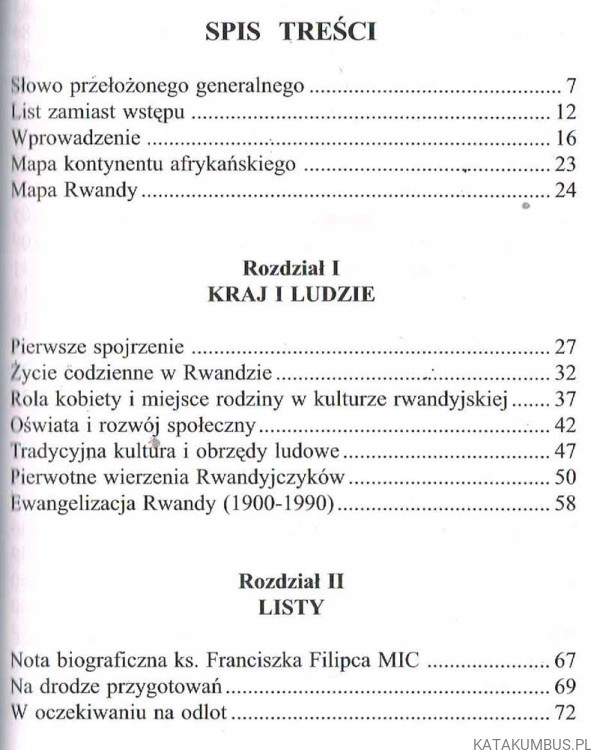 Misje z Niepokalaną. Listy z Rwandy. PRACA ZBIOROWA
