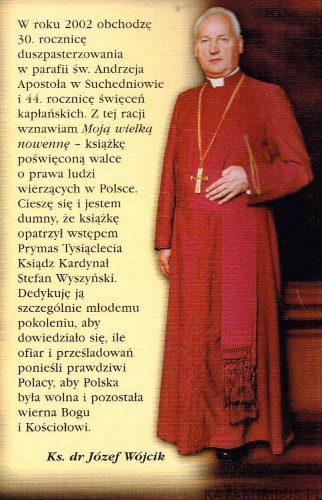 Moja wielka nowenna. JÓZEF WÓJCIK