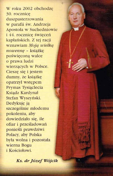 Moja wielka nowenna. JÓZEF WÓJCIK