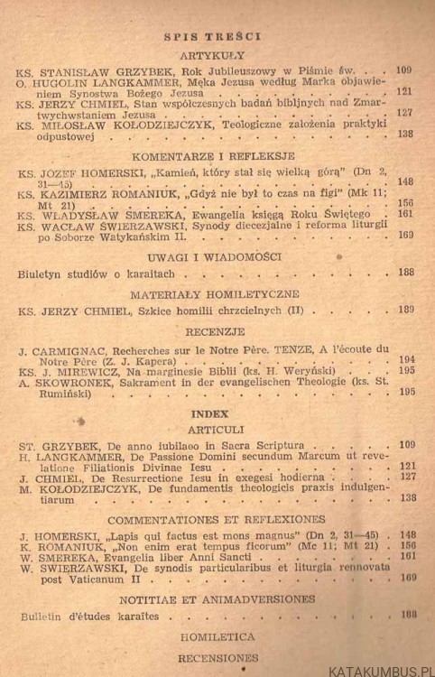 Ruch Biblijny i Liturgiczny nr 3 / 1974. PRACA ZBIOROWA