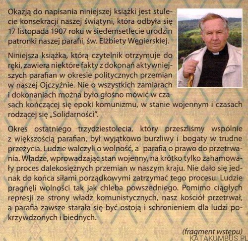 Z życia parafii Św. Elżbiety we Wrocławiu. Ks. FRANCISZEK GŁÓD