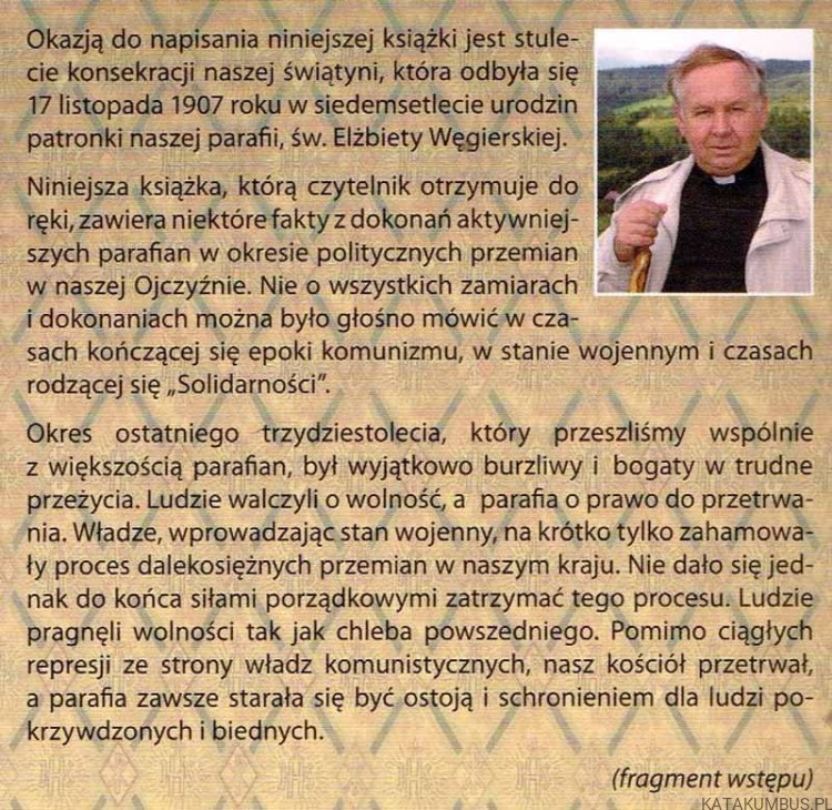 Z życia parafii Św. Elżbiety we Wrocławiu. Ks. FRANCISZEK GŁÓD