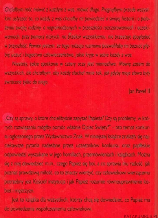 Pytania do Papieża. PRACA ZBIOROWA