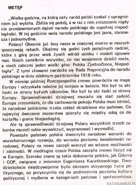 Naród wezwany do zwycięstwa i wolności. PRACA ZBIOROWA