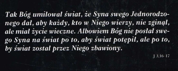 W Jego ranach jest nasze zbawienie. abp DAMIAN ZIMOŃ