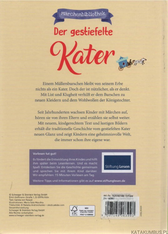 Der gestiefelte Kater. CAROLA VON KESSEL