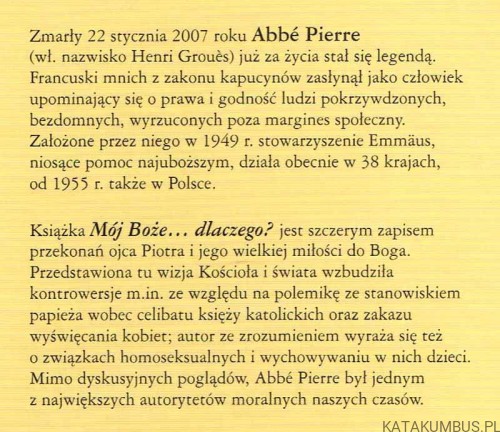 Mój Boże... dlaczego? ABBE PIERRE