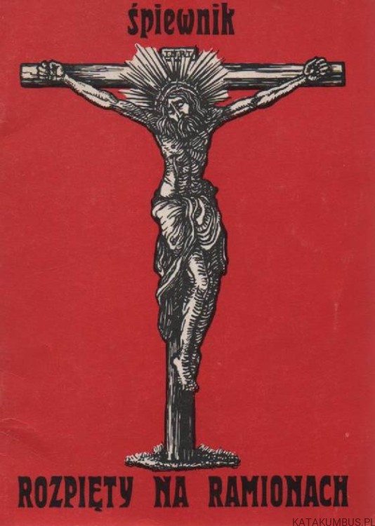 Śpiewnik rozpięty na ramionach. JAN PETERA